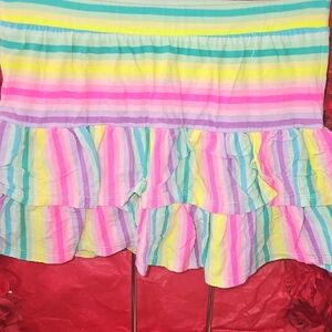Circo Girls Colorful Striped Ruffle Skort Size 7/8